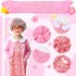 Old Lady Costume for Kids 100 Days of School Costume for Girls 13 pcs 100th Day of School Granny Old Lady Dress Up