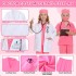 ZelJoyla 12PCS Kids Doctor Costume for girls Halloween costume for kids 3-12 | Toddler Doctor Dress Up Clothes Set, Scrubs Costume with Accessories,Career Day Role Play Boy Girl