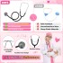 ZelJoyla 12PCS Kids Doctor Costume for girls Halloween costume for kids 3-12 | Toddler Doctor Dress Up Clothes Set, Scrubs Costume with Accessories,Career Day Role Play Boy Girl