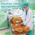 ZelJoyla 12PCS Kids Doctor Costume for girls Halloween costume for kids 3-12 | Toddler Doctor Dress Up Clothes Set, Scrubs Costume with Accessories,Career Day Role Play Boy Girl