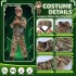 ZelJoyla Kids Army Costume for boys,Soldier Halloween Costume for boys 3-13 | 19PCS Military Soldier Costume with Army Toys,Kids Dress Up Role Play Set,Halloween Costume for Boys